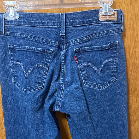 Levi's Classic Straight Leg 505 Blue Jeans - Picture 7 of 9